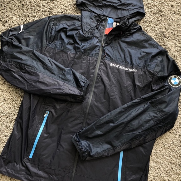 PUMA BMW MOTORSPORT RAIN WINDBREAKER JACKET XL PUMA BMW MOTORSPORT RAIN WINDBREAKER JACKET XL